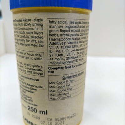 SERA MARINE GRANULES STAPLE FISH FOOD 250ML