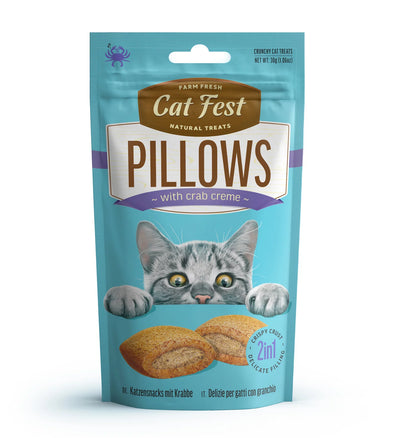 Cat Fest Pillows with crab cream