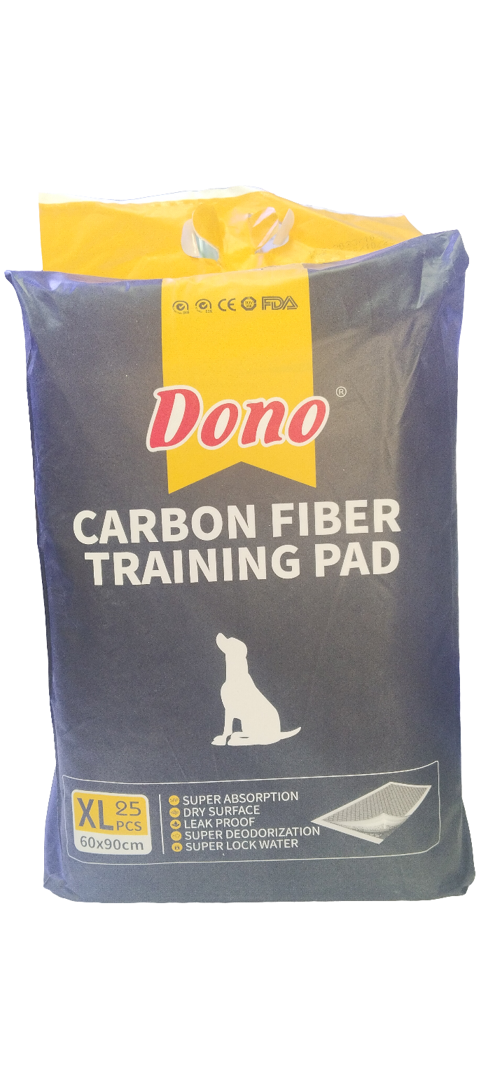 DONO CARBON FIBER TRAINING PET PAD XL 25 PCS 60X90