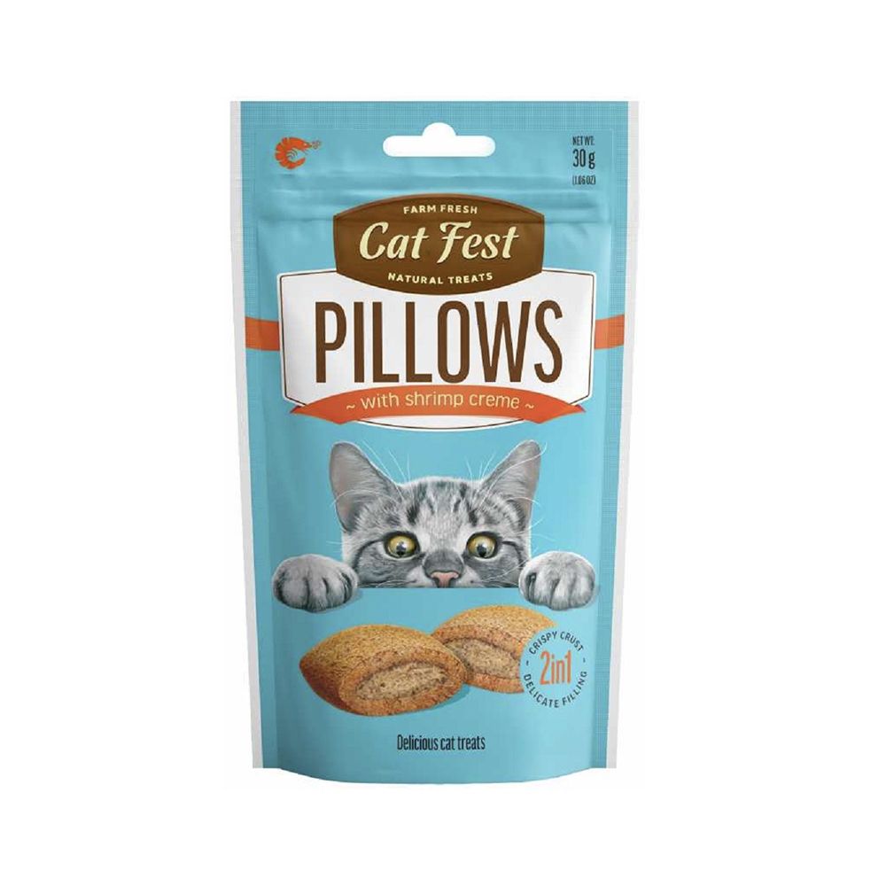 Cat Fest Pillow's With Shrimp Creme  30g