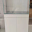 CRYSTAL GLASS TANK + CABINET 60x40x40